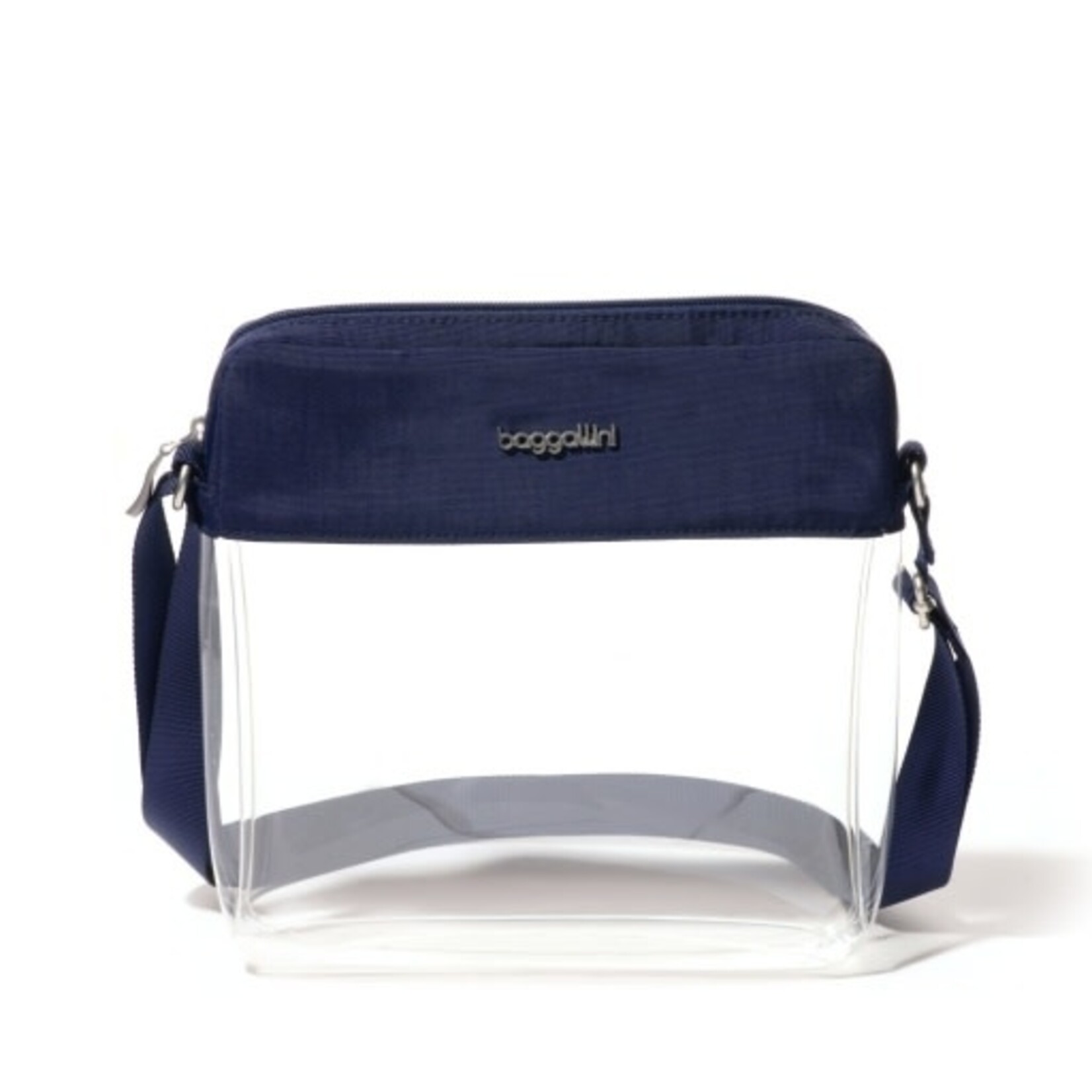 Baggallini Clear Stadium Crossbody - Dark Blue