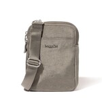 Baggallini Modern Take Two RFID Crossbody - Sterling Shimmer