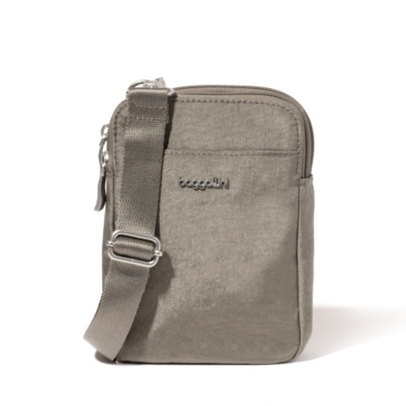 Baggallini Modern Take Two RFID Crossbody - Sterling Shimmer