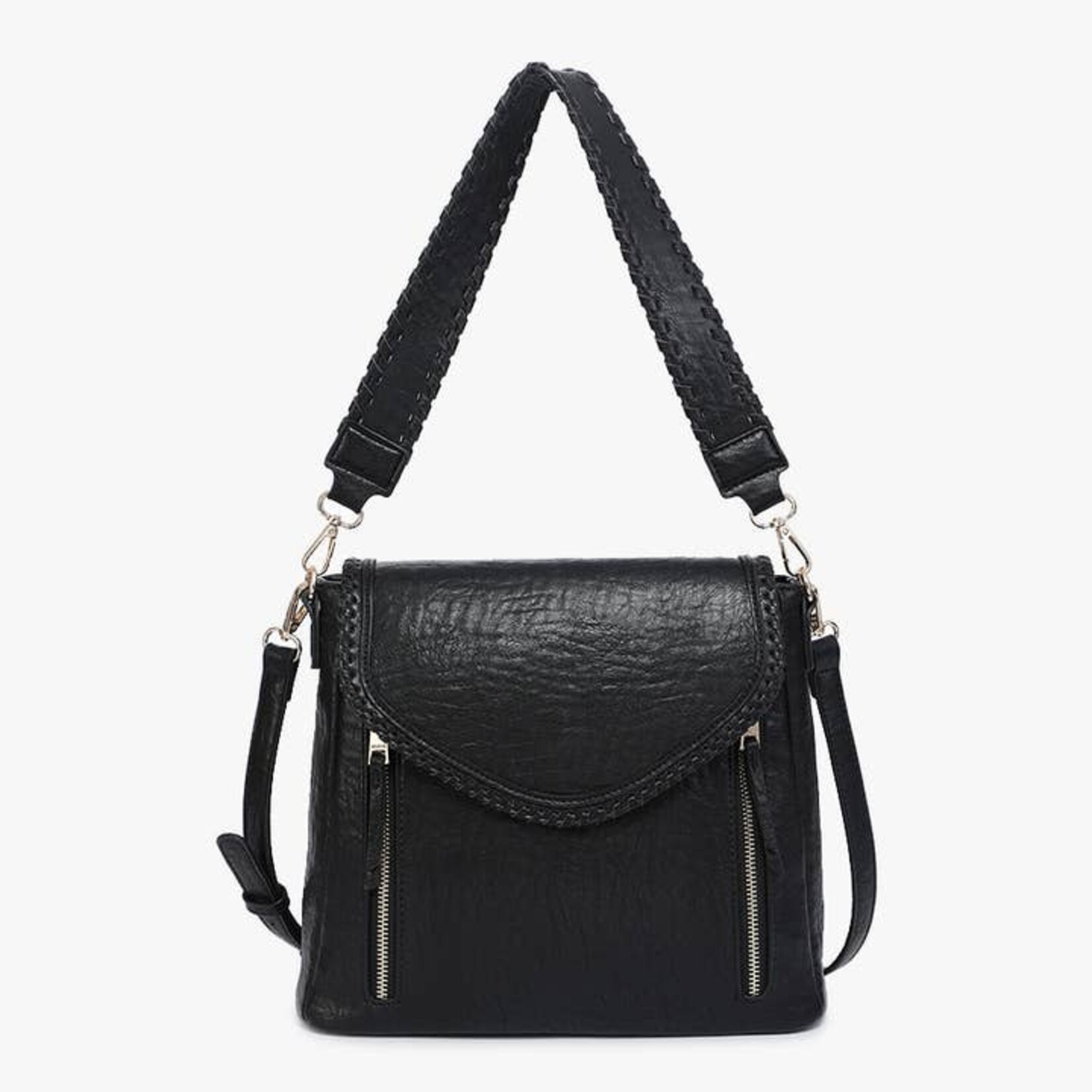 Jen & Co M2167 Lorelei Crossbody - Black