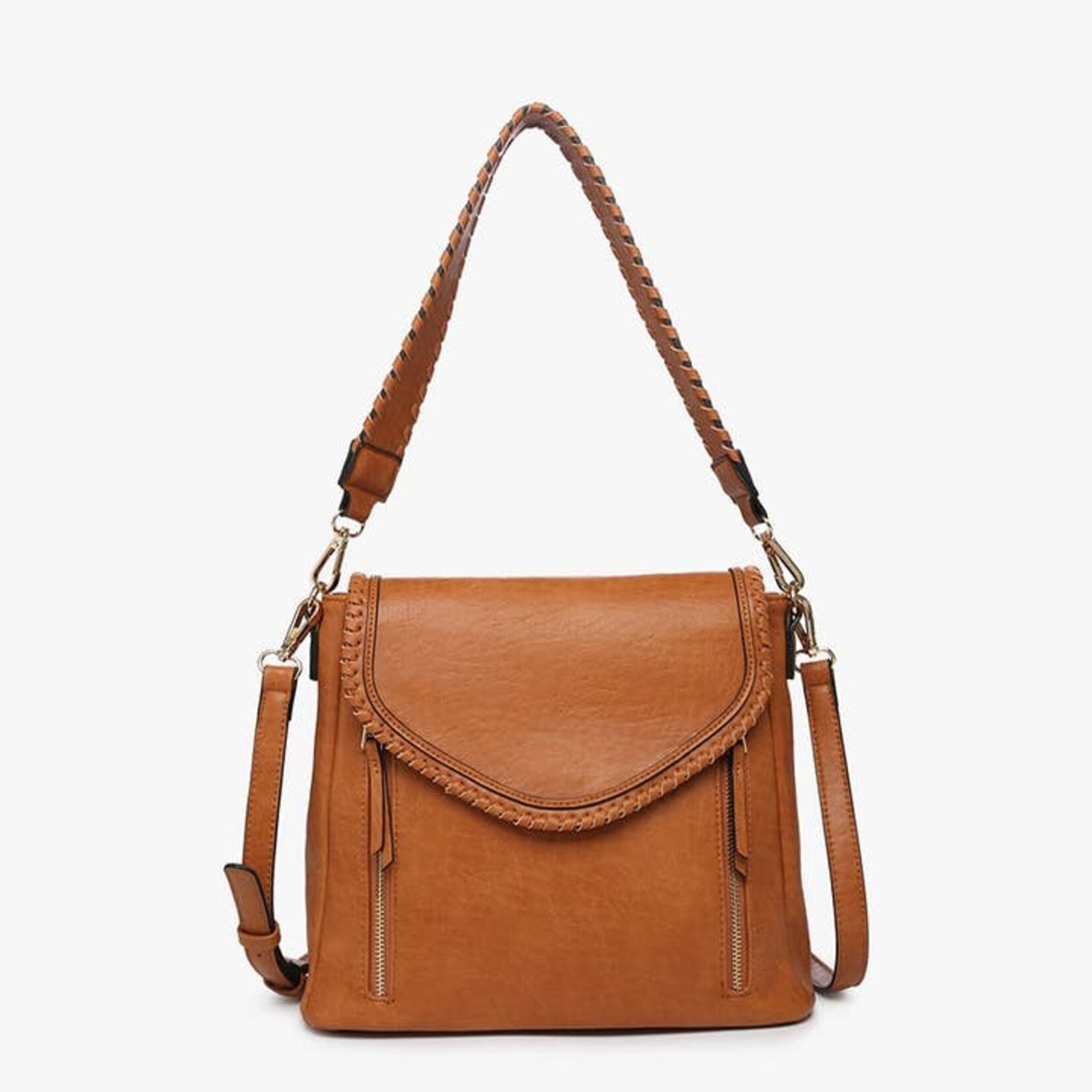 Jen & Co M2167 Lorelei Crossbody - Light Brown