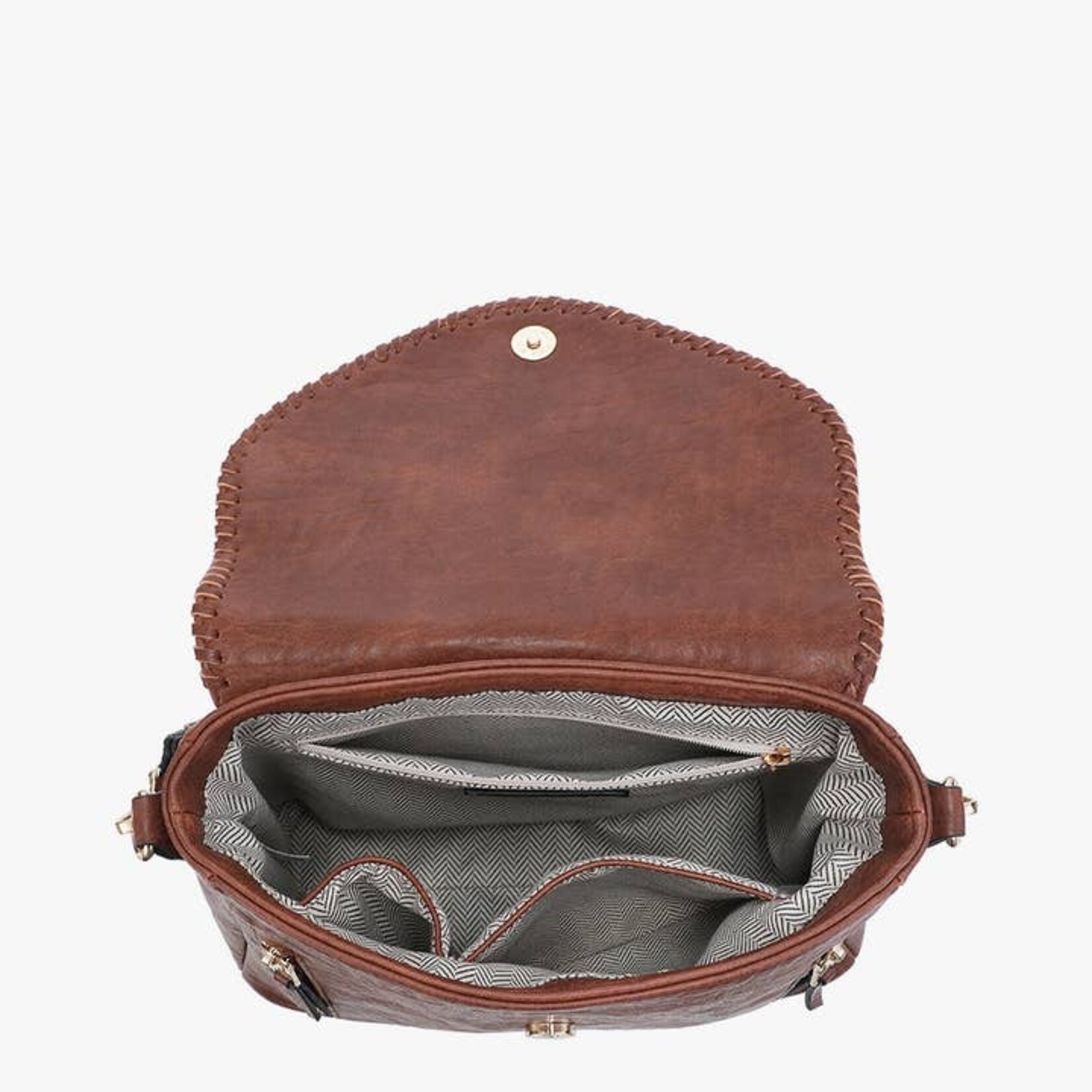 Jen & Co M2167 Lorelei Crossbody - Light Brown