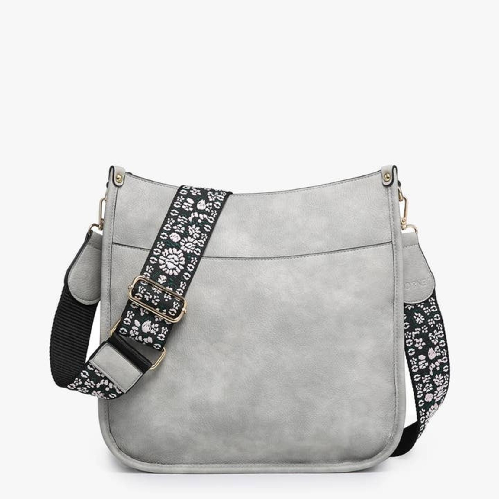 Jen & Co M1977 Chloe Crossbody - Light Grey