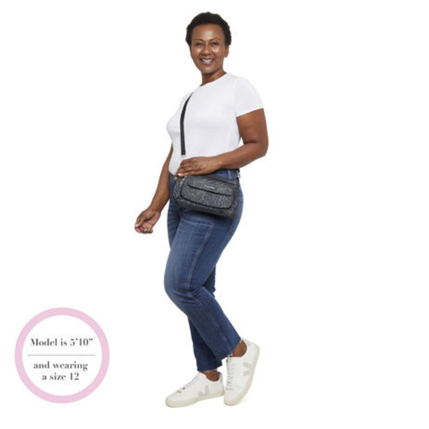 Baggallini Original Everyday Bag - Charcoal