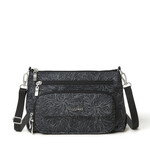 Baggallini Original Everyday Bag - Midnight Blossom Print
