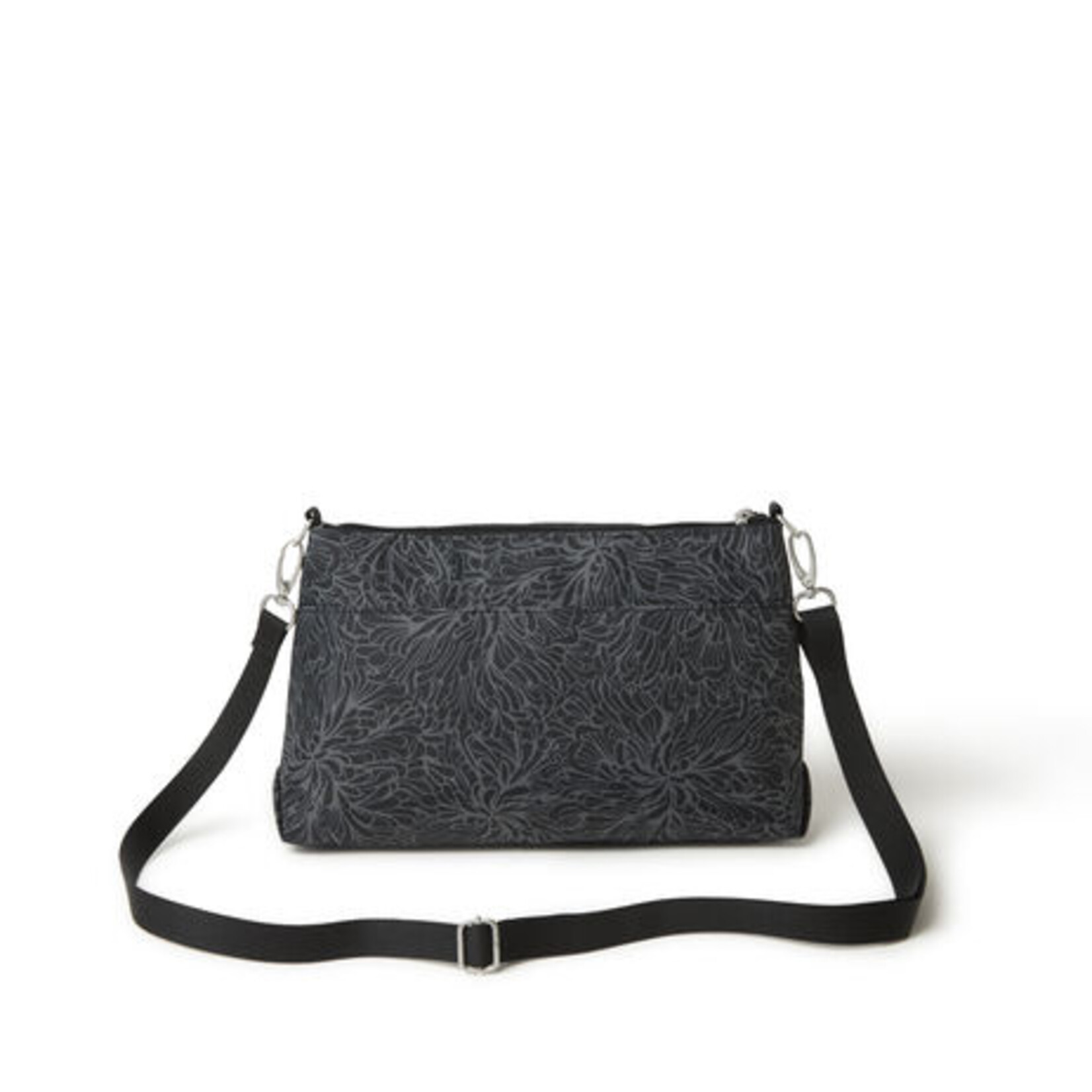 Baggallini Original Everyday Bag - Midnight Blossom Print