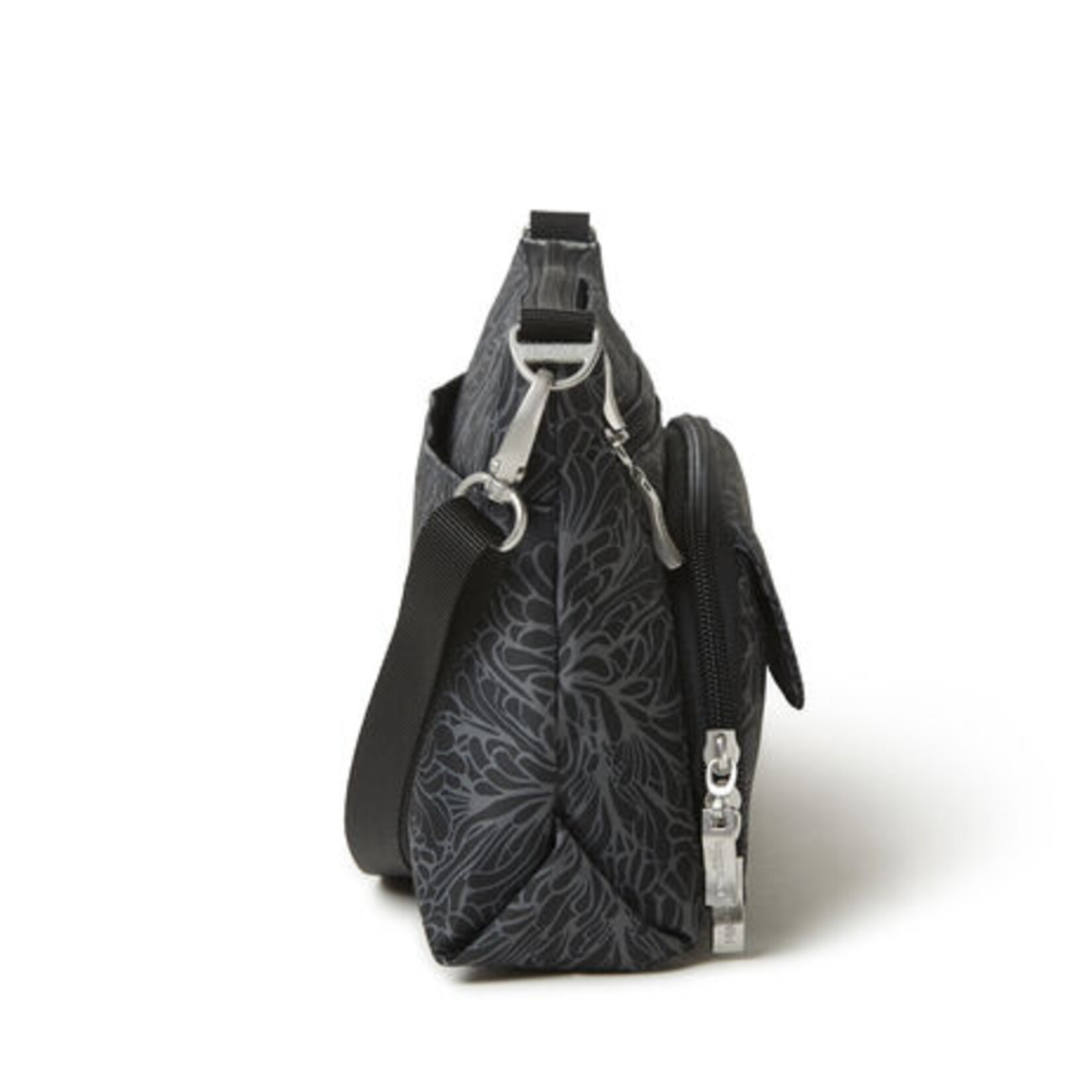 Baggallini Original Everyday Bag - Midnight Blossom Print