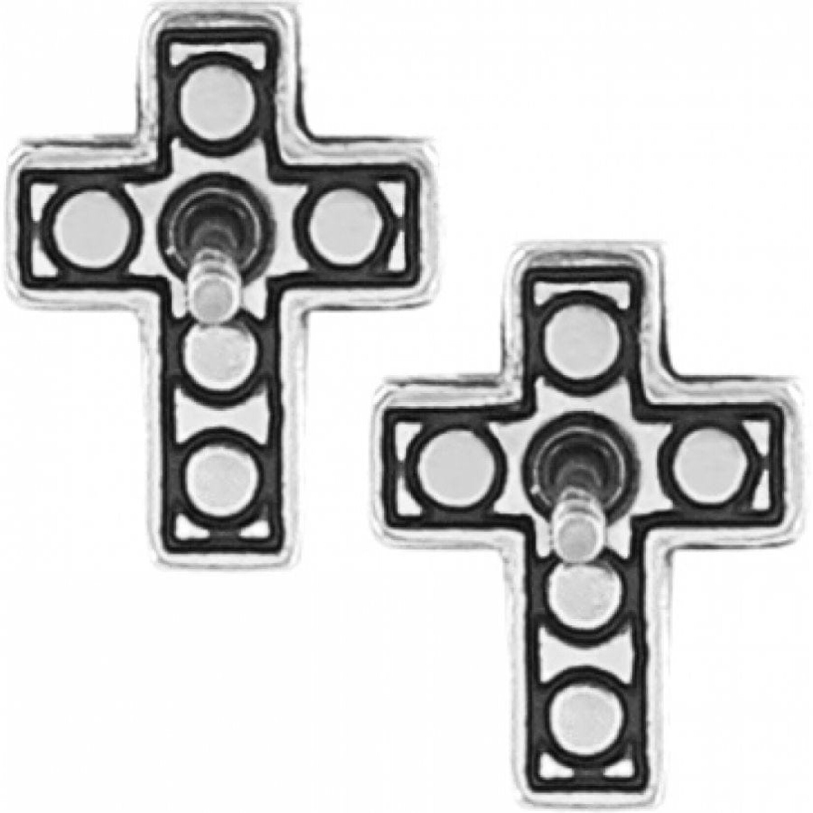 Brighton J21691 Starry Night Cross Mini Post Earrings