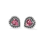 Brighton J22401 Shimmer Heart Mini Post Earrings