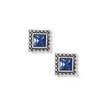 Brighton J22403 Sparkle Square Mini Post Earrings