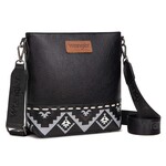 Montana West USA WG297G-8360BK - Black - Wrangler Aztec Print Crossbody Bag