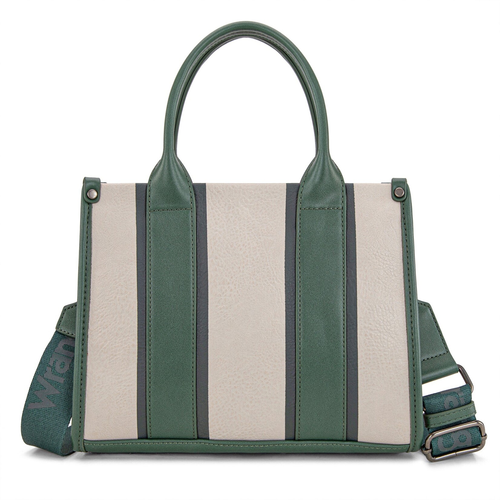 Montana West USA WG208-8120SGN - Green - Wrangler Color Block Tote/Crossbody