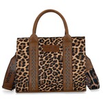 Montana West USA WG70-8120CLP - Leopard Print - Wrangler Tote/Crossbody