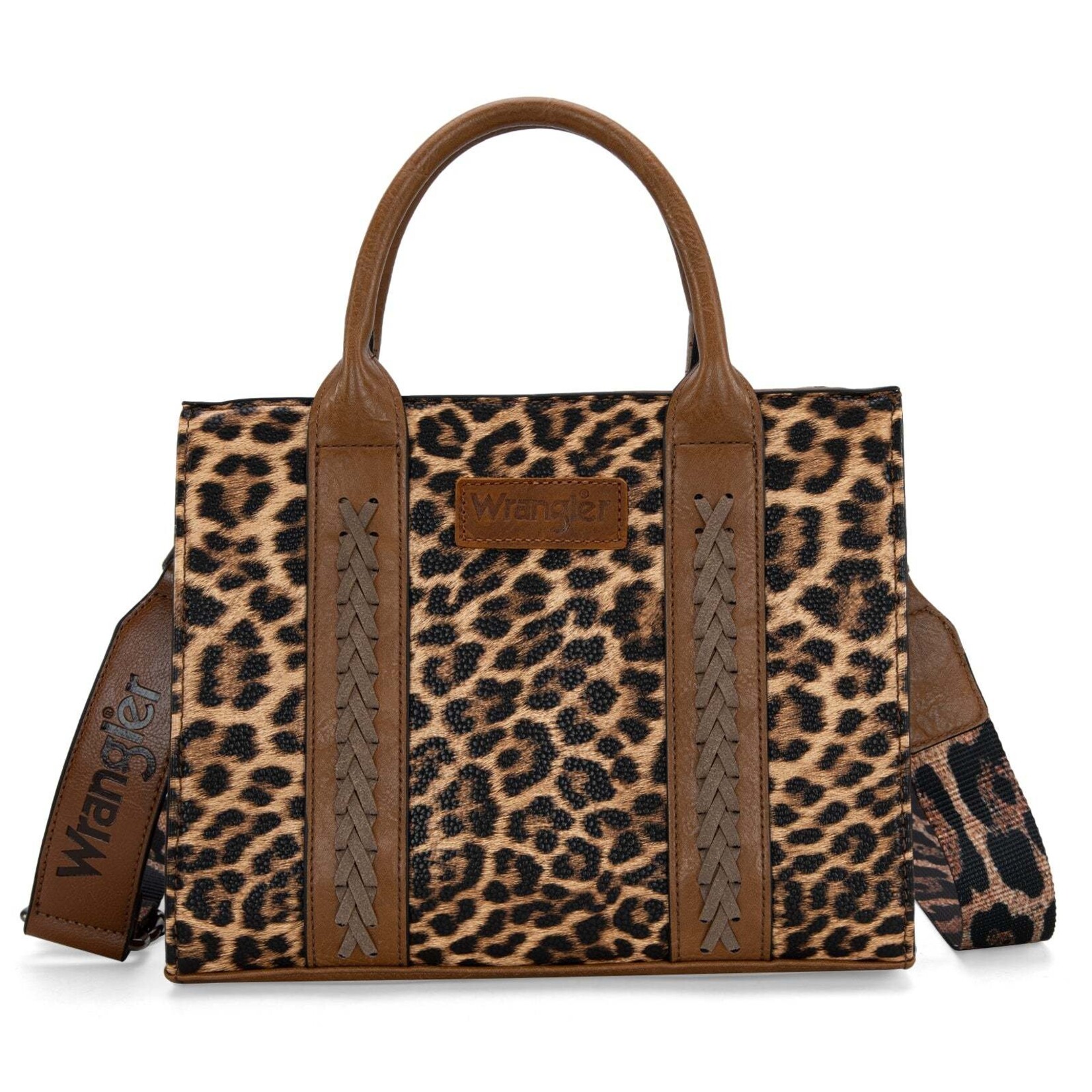 Montana West USA WG70-8120CLP - Leopard Print - Wrangler Tote/Crossbody