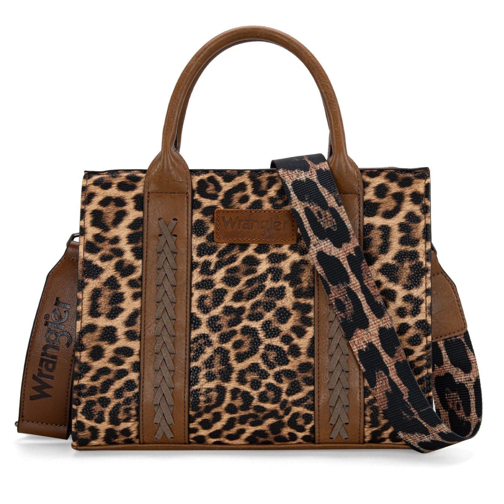 Montana West USA WG70-8120CLP - Leopard Print - Wrangler Tote/Crossbody