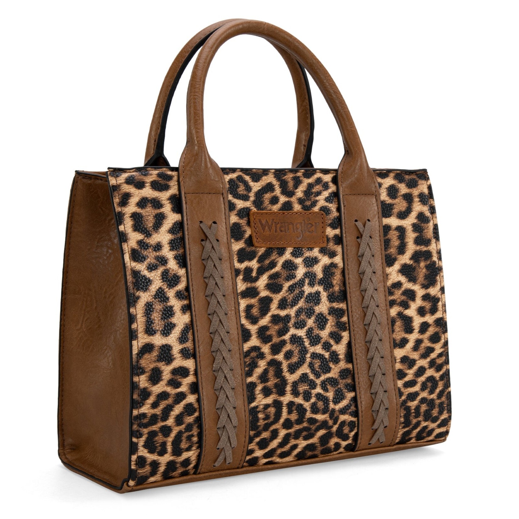 Montana West USA WG70-8120CLP - Leopard Print - Wrangler Tote/Crossbody
