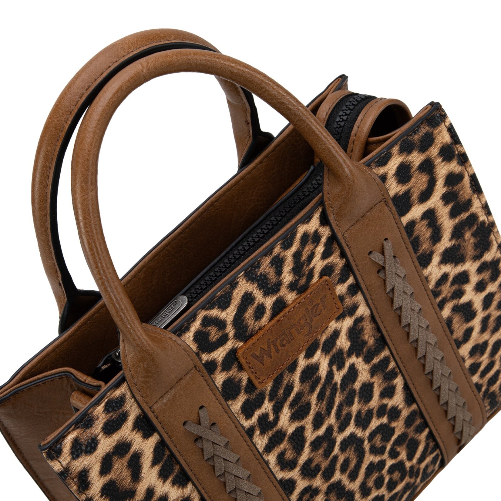 Montana West USA WG70-8120CLP - Leopard Print - Wrangler Tote/Crossbody