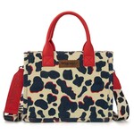 Montana West USA WG264-8120RD - Red - Wrangler Cow Print CC Tote/Crossbody