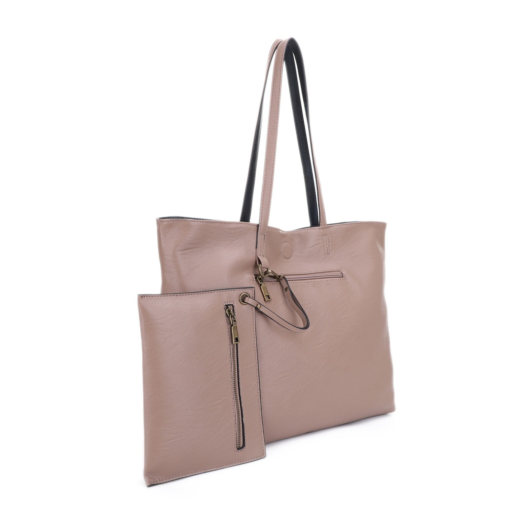Liz Soto 3302 Indigo/Tan - Julie Reversible Tote