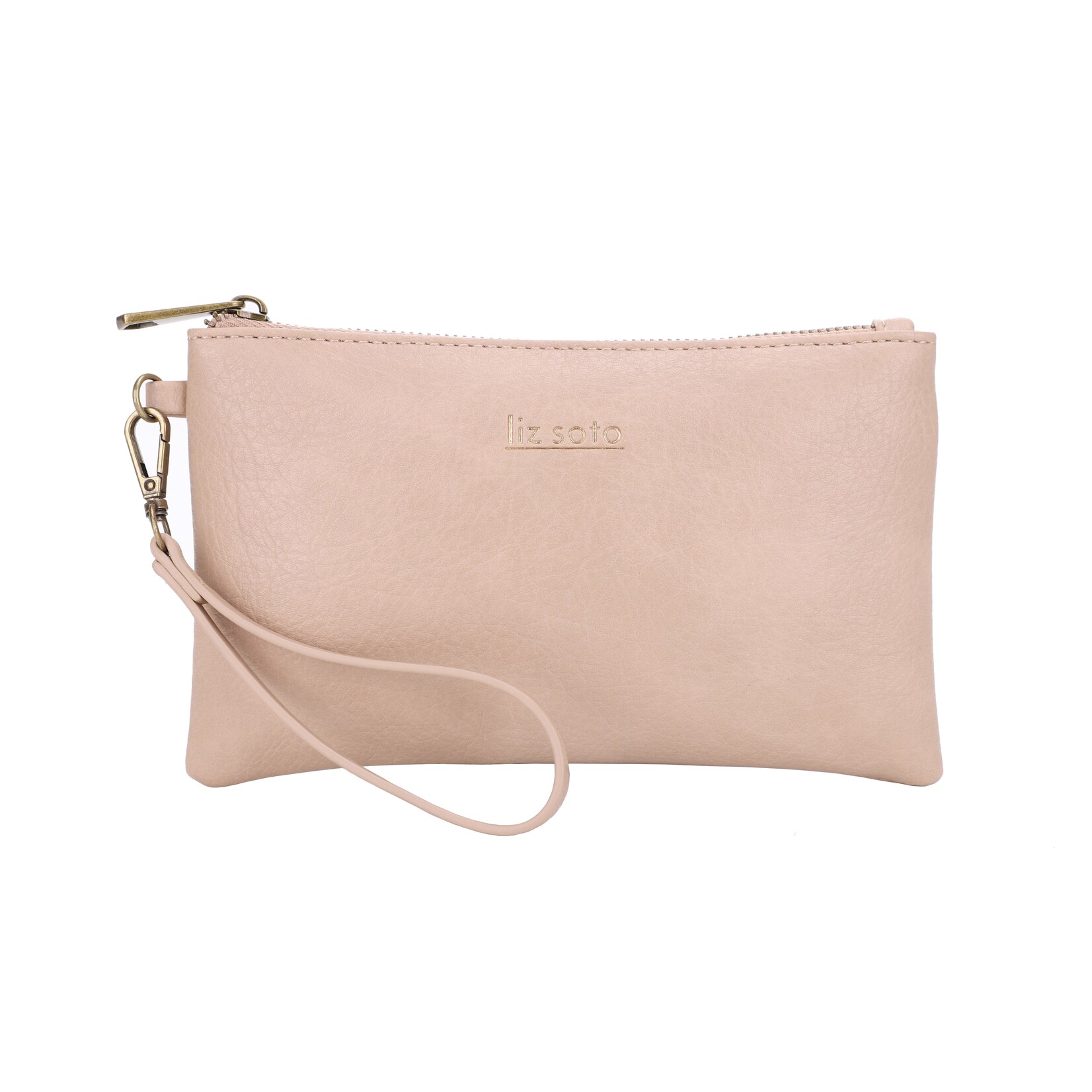 Liz Soto 3321 Almond - Madison Hobo with detachable wristlet