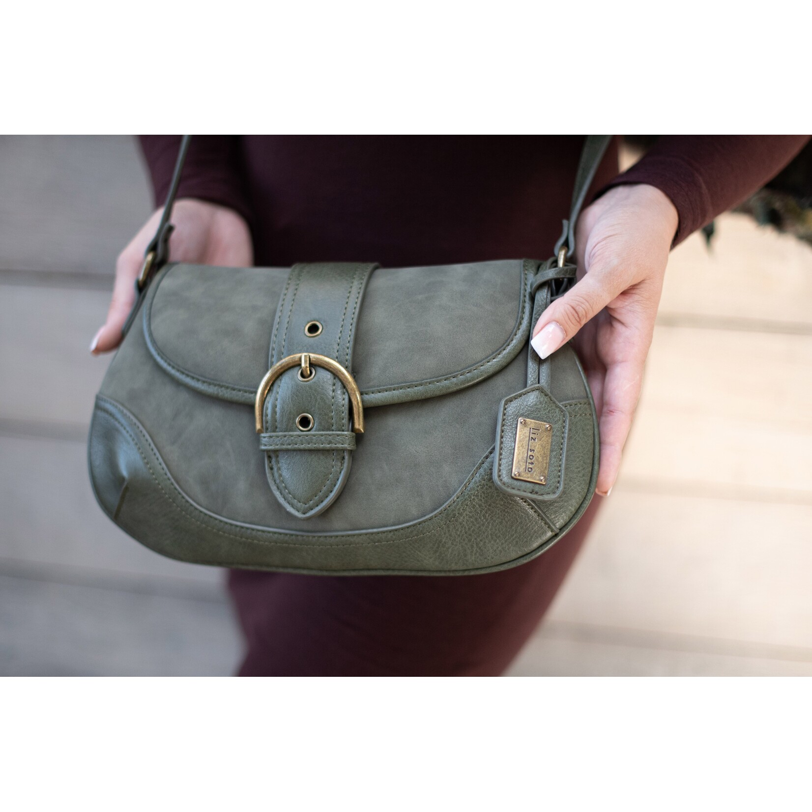 Liz Soto 3322 Olive - Olivia Crossbody