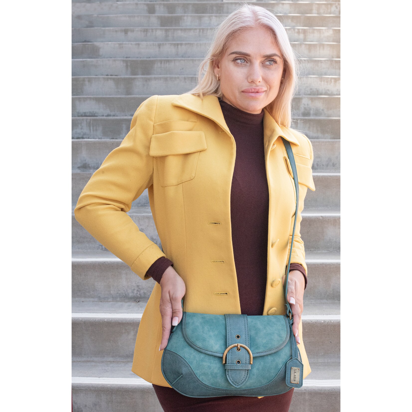 Liz Soto 3322 Teal - Olivia Crossbody