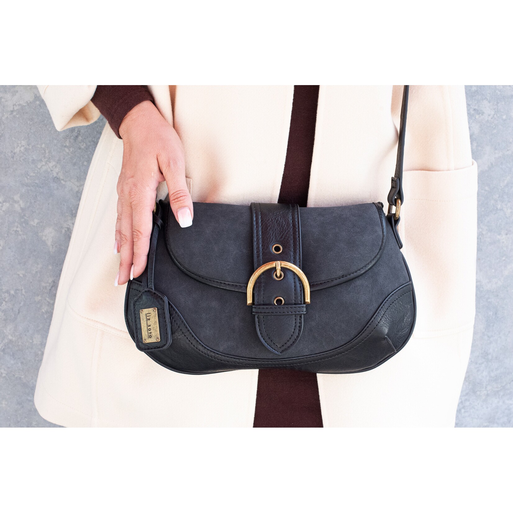 Liz Soto 3322 Navy - Olivia Crossbody