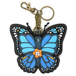 Chala Key Fob - Blue Butterfly