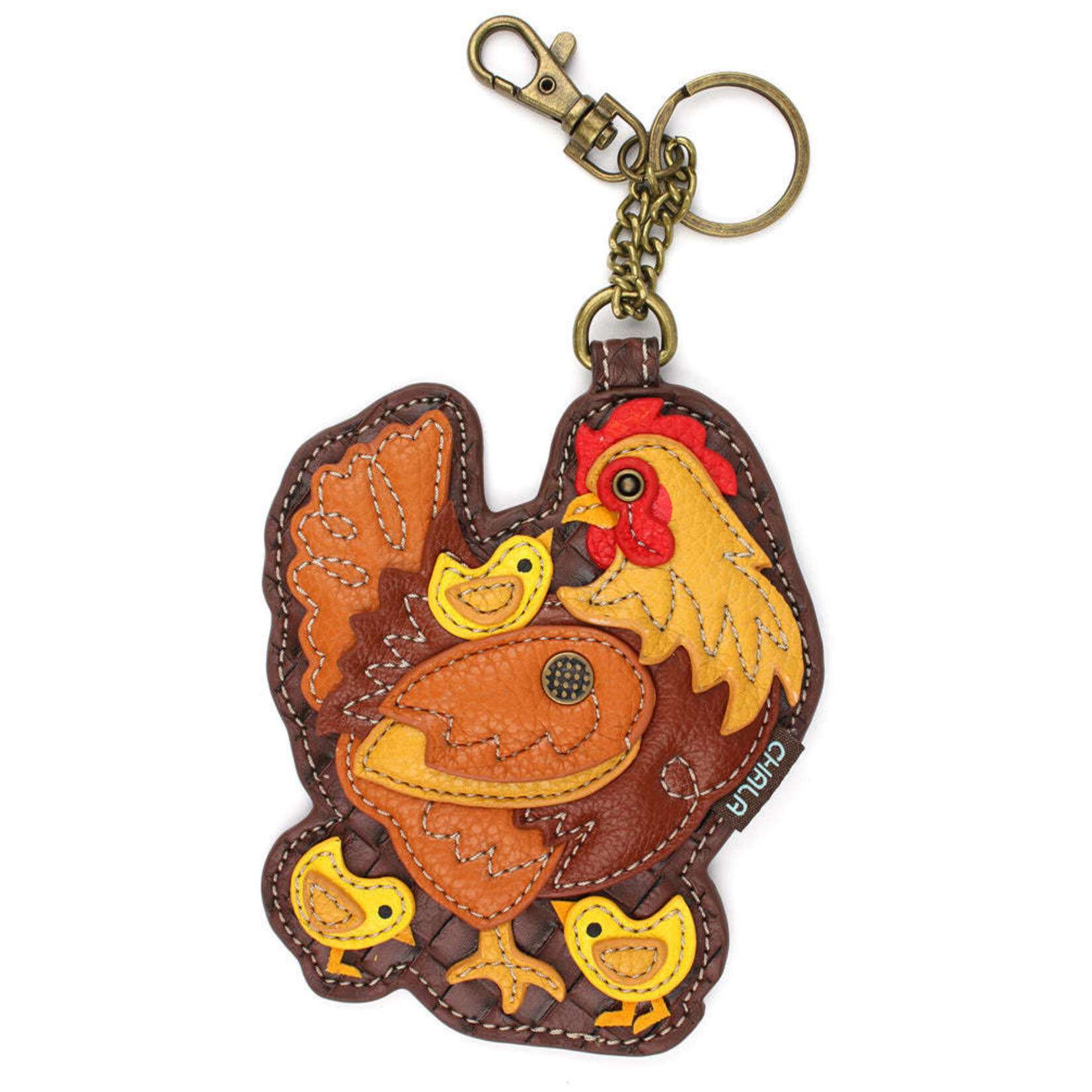 Chala Key Fob - Hen With Chicks