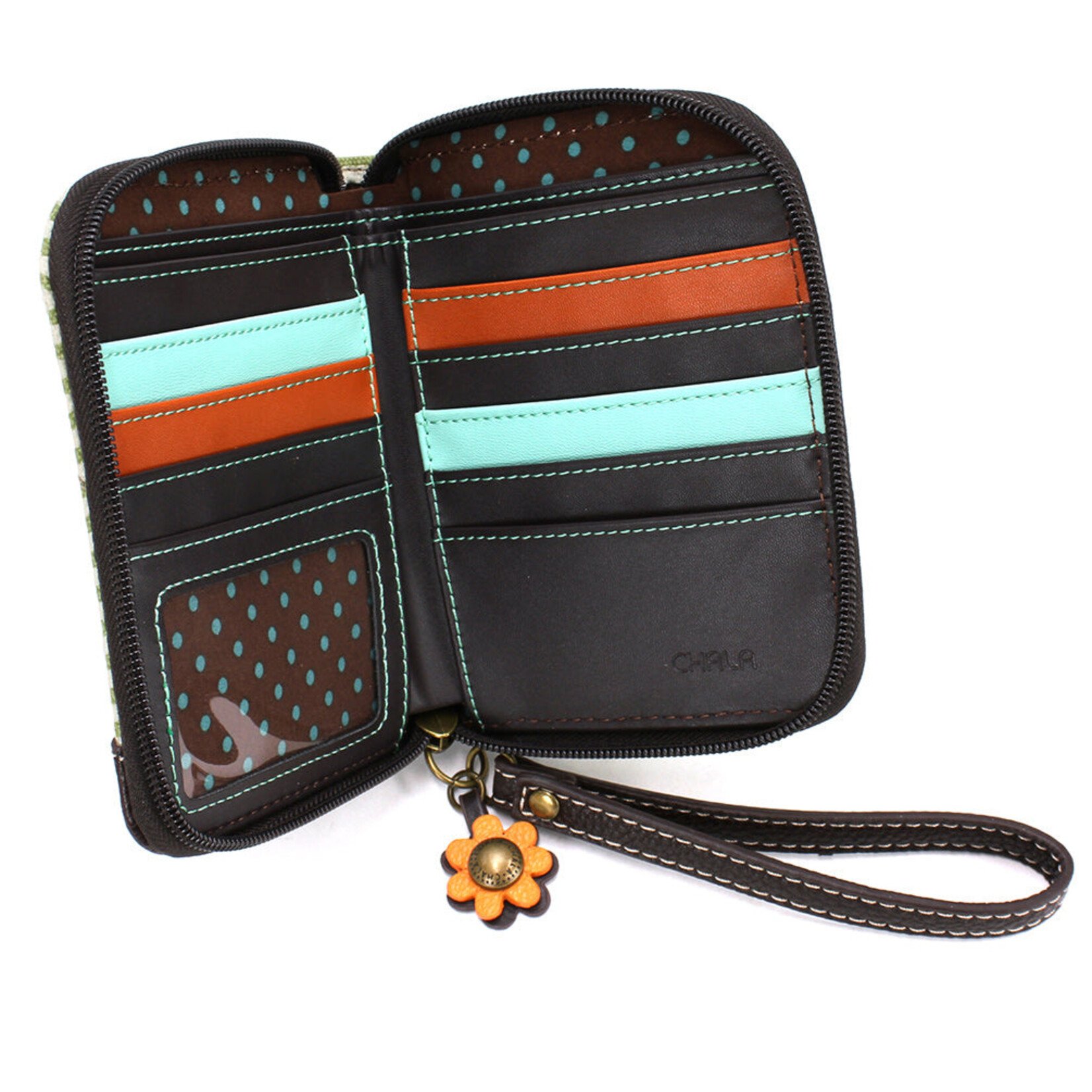 Chala Zip Around Wallet - Highland Cow