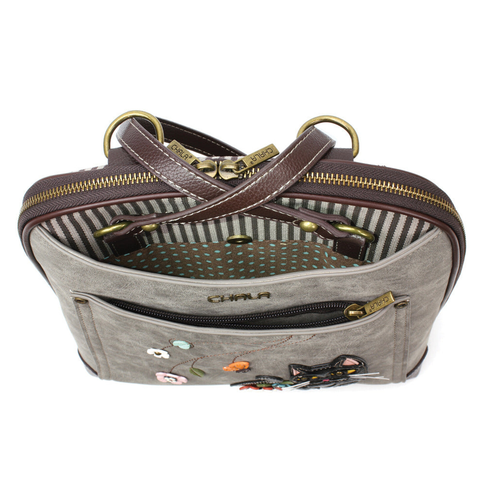 Chala Convertible Backpack - Black Cat