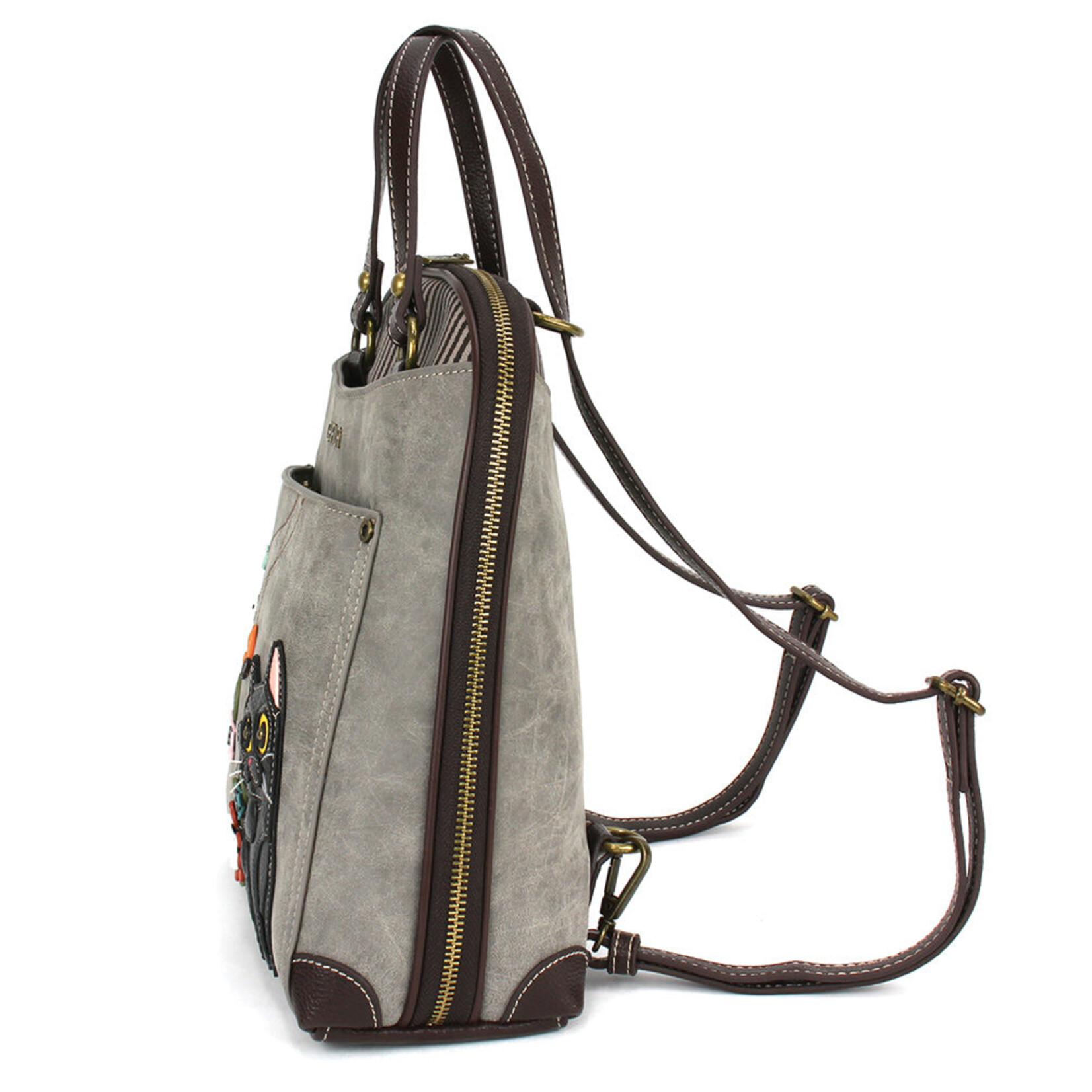Chala Convertible Backpack - Black Cat