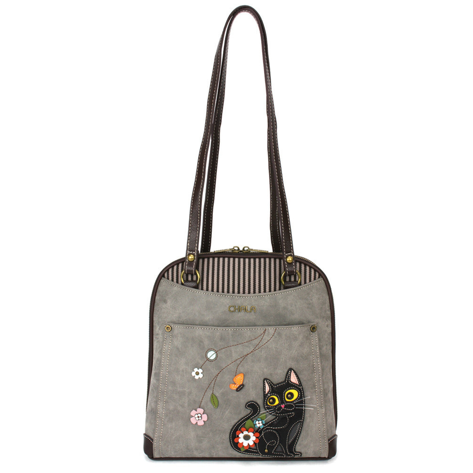 Chala Convertible Backpack - Black Cat