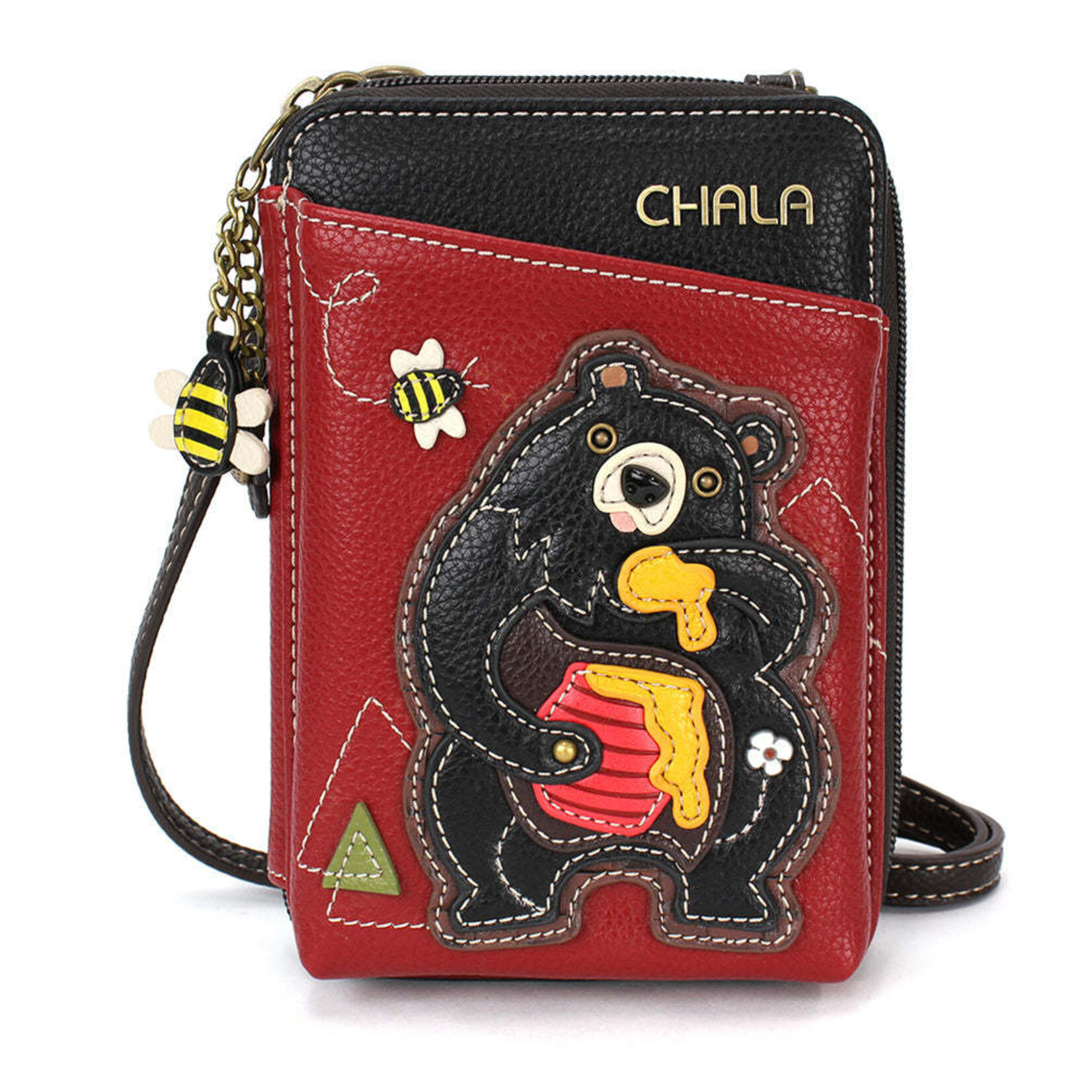 Chala Wallet Crossbody - Black Bear