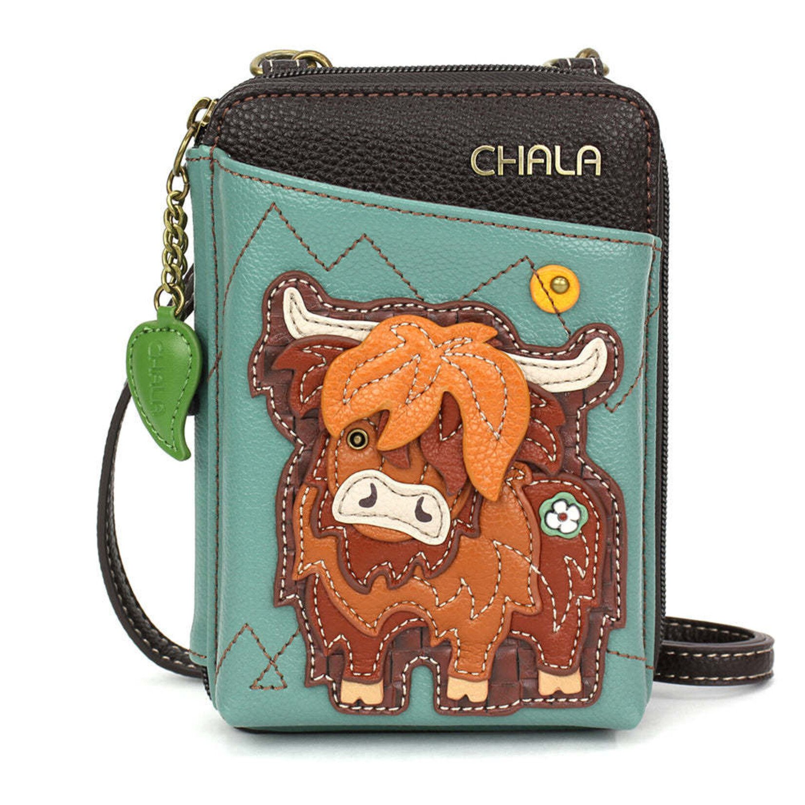 Chala Wallet Crossbody - Highland Cow