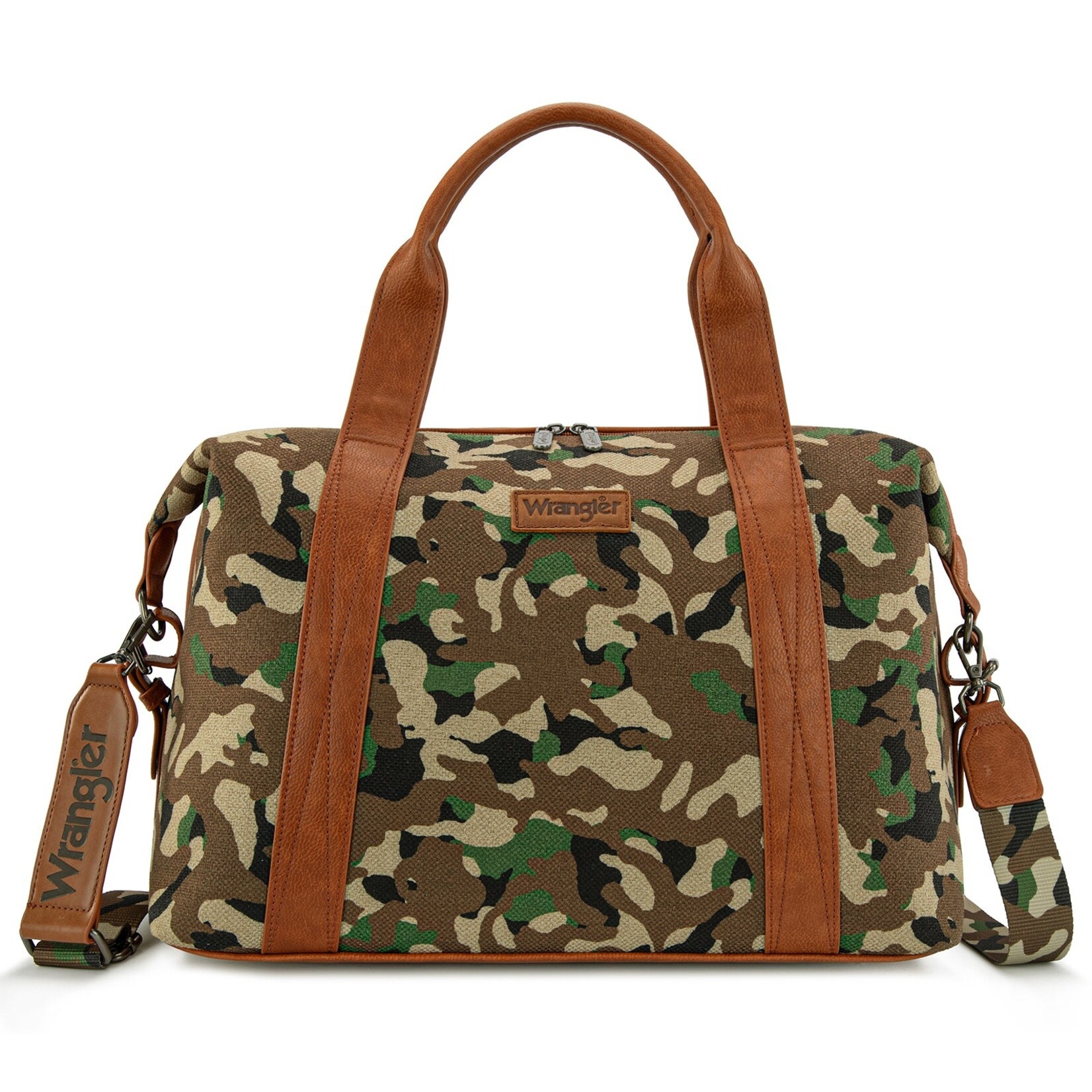 Montana West USA WG286-5110 - Green - Wrangler Camo Print Collection Duffle Bag