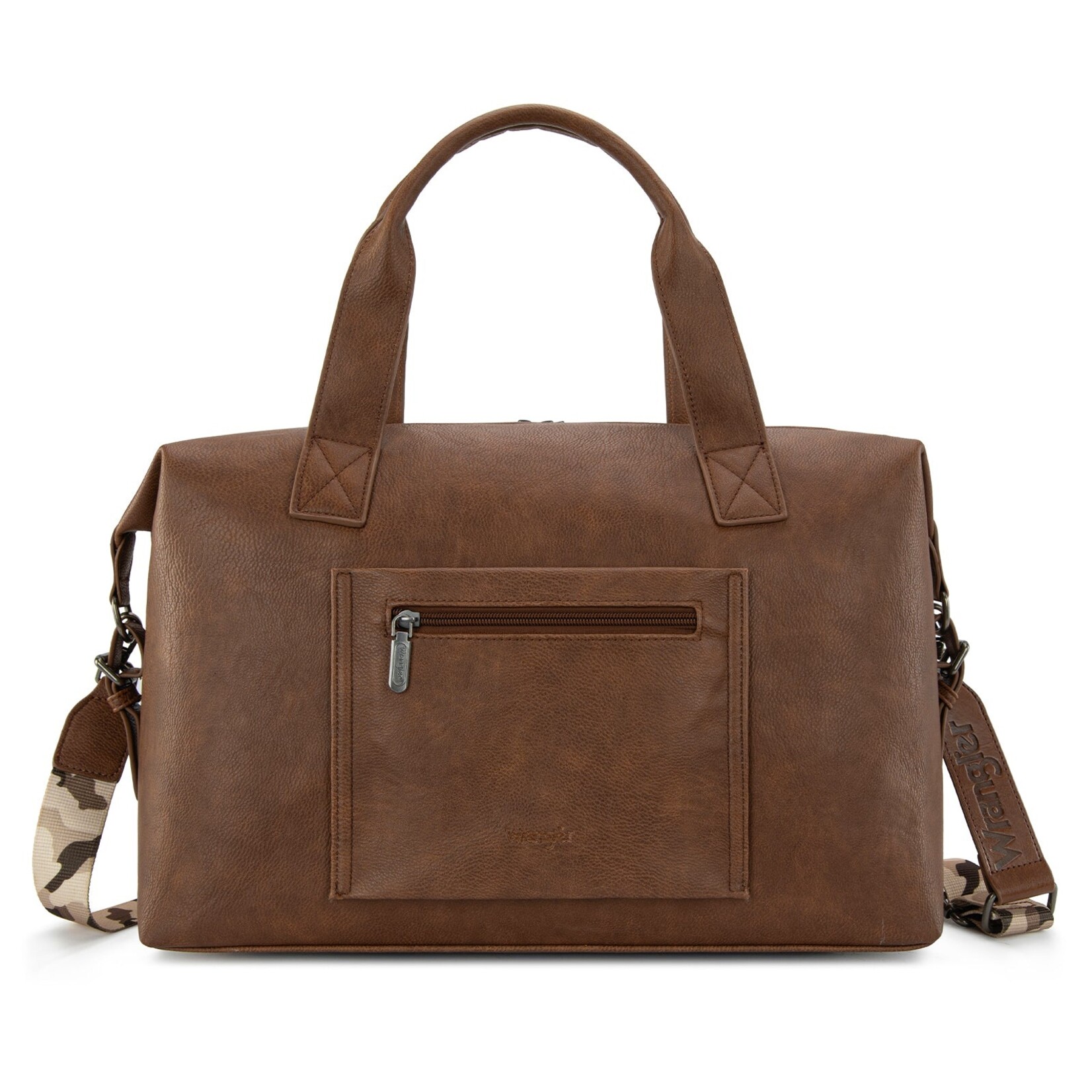 Montana West USA WG286-5110 - Brown - Wrangler Camo Print Collection Duffle Bag