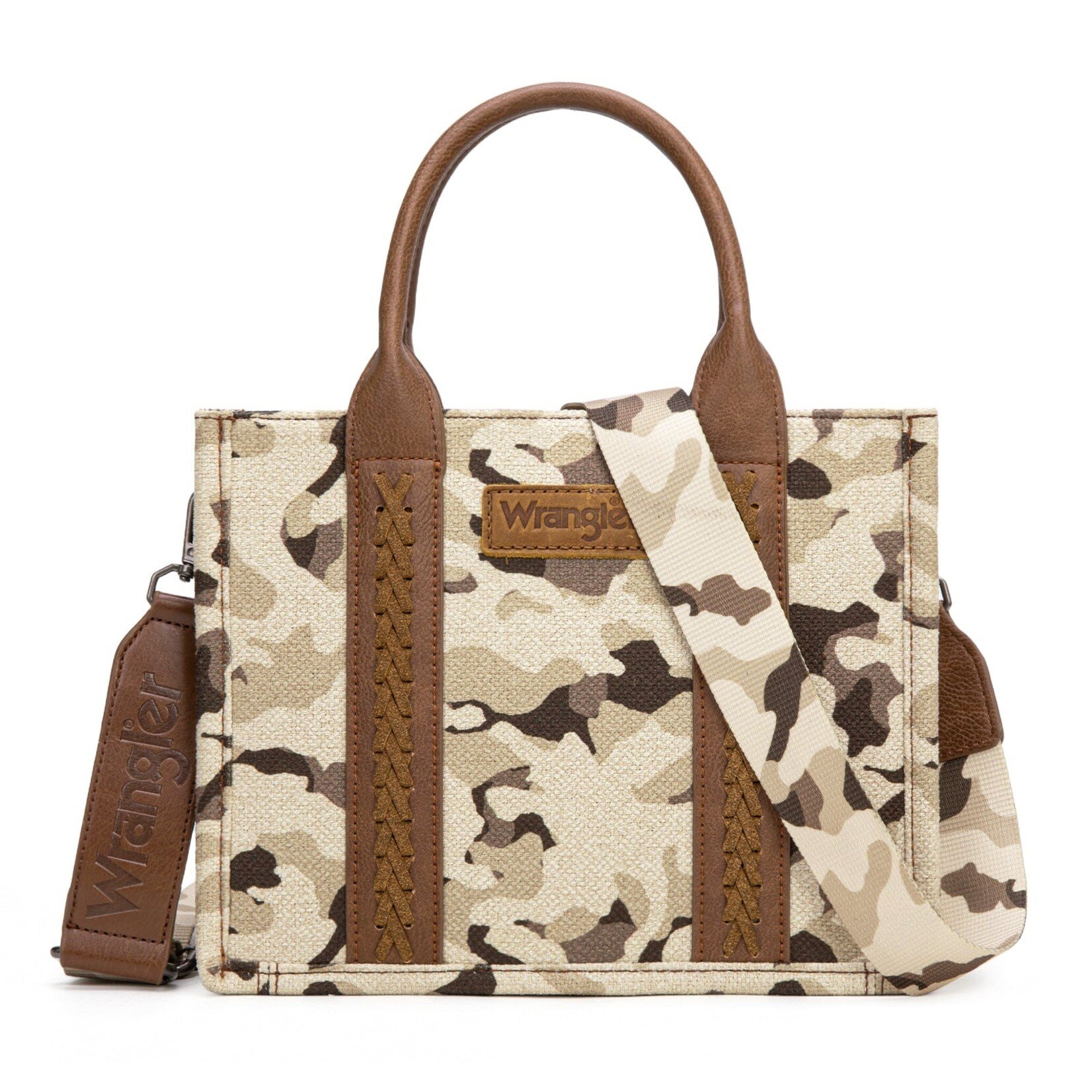 Montana West USA WG286-8120S - Brown - Wrangler Camo Print CC Tote / Crossbody
