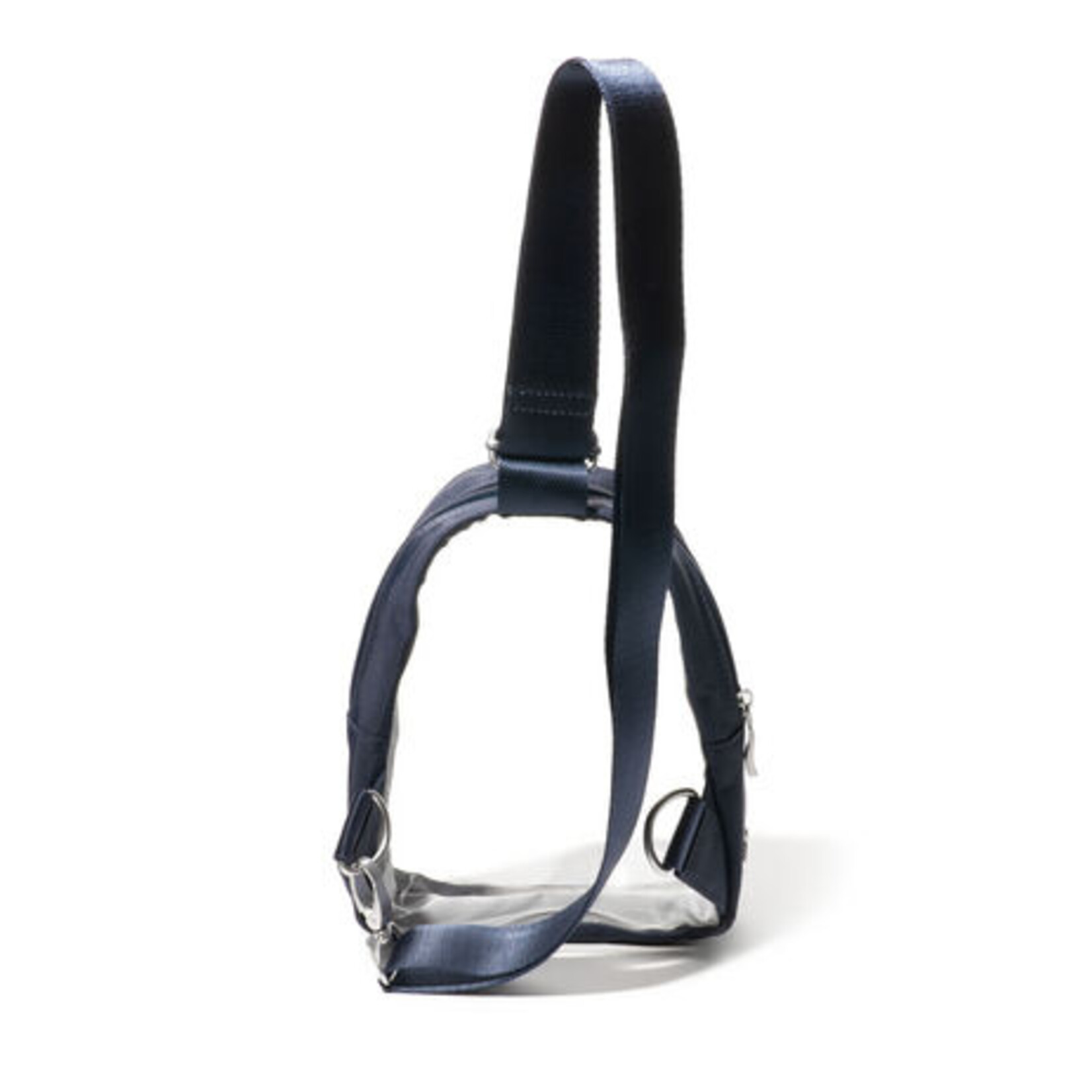 Baggallini Clear Stadium Mini Sling - French Navy 2024