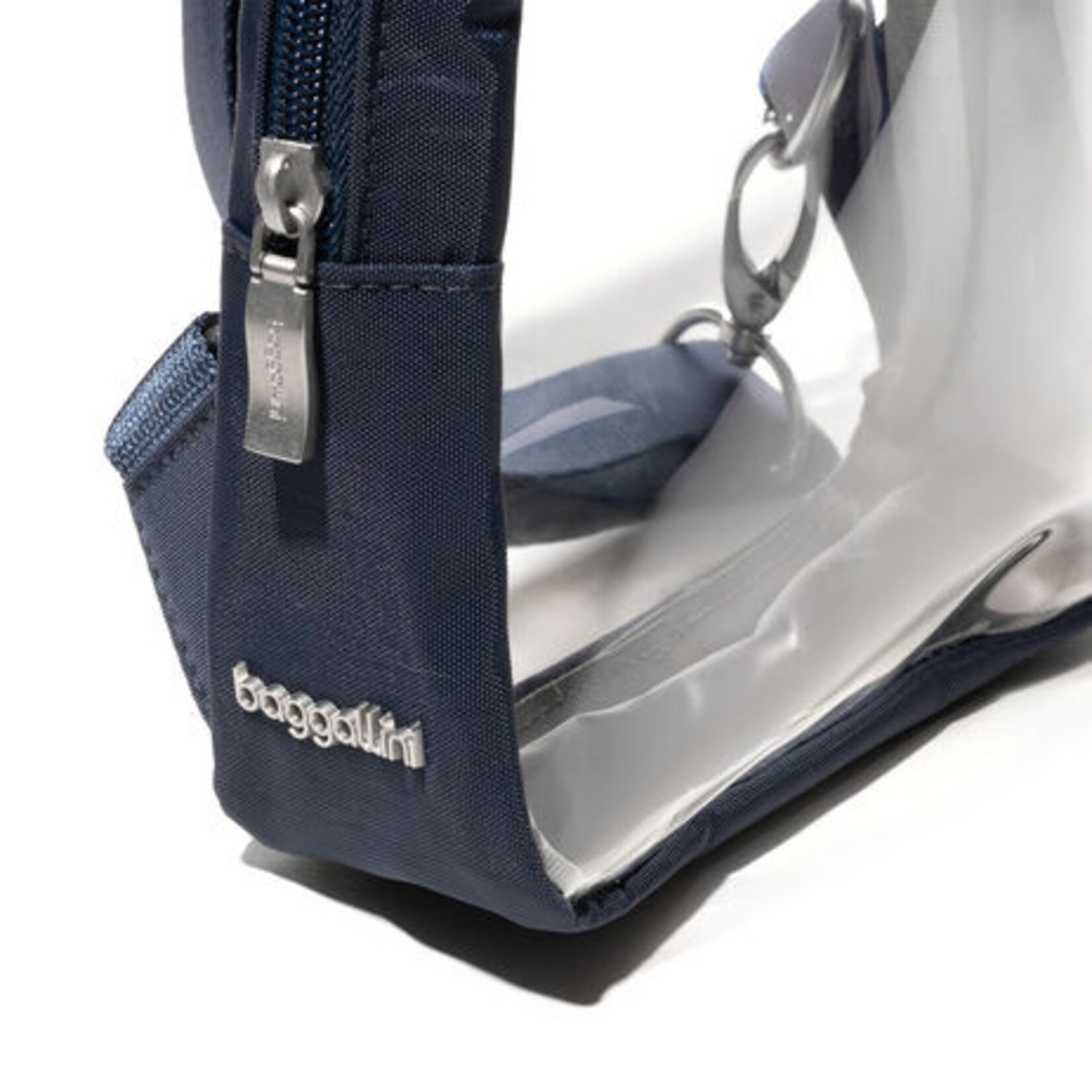 Baggallini Clear Stadium Mini Sling - French Navy 2024
