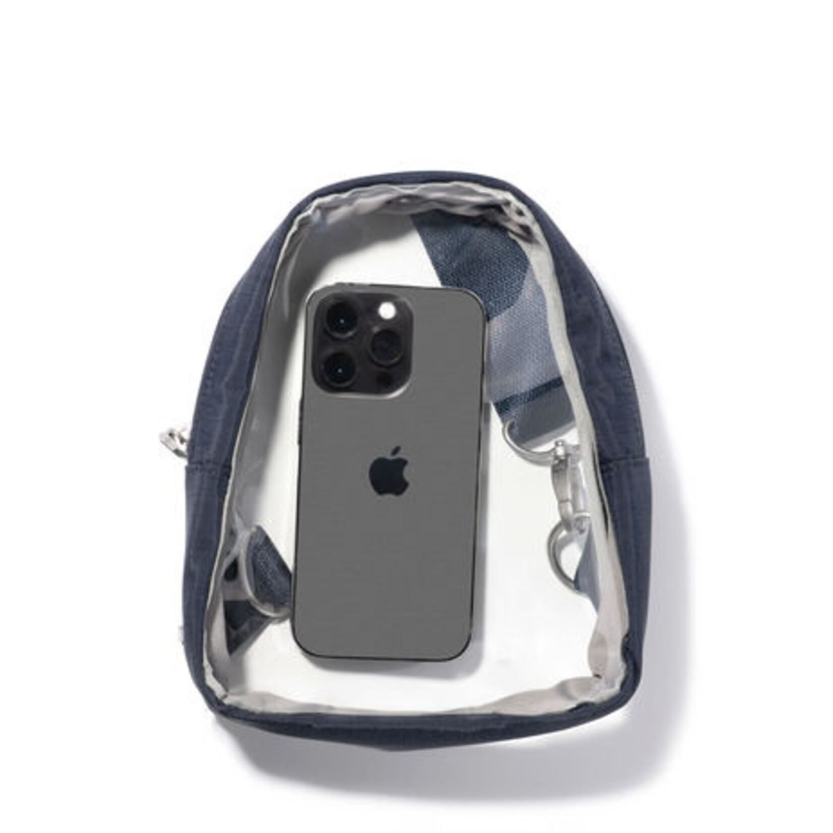 Baggallini Clear Stadium Mini Sling - French Navy 2024