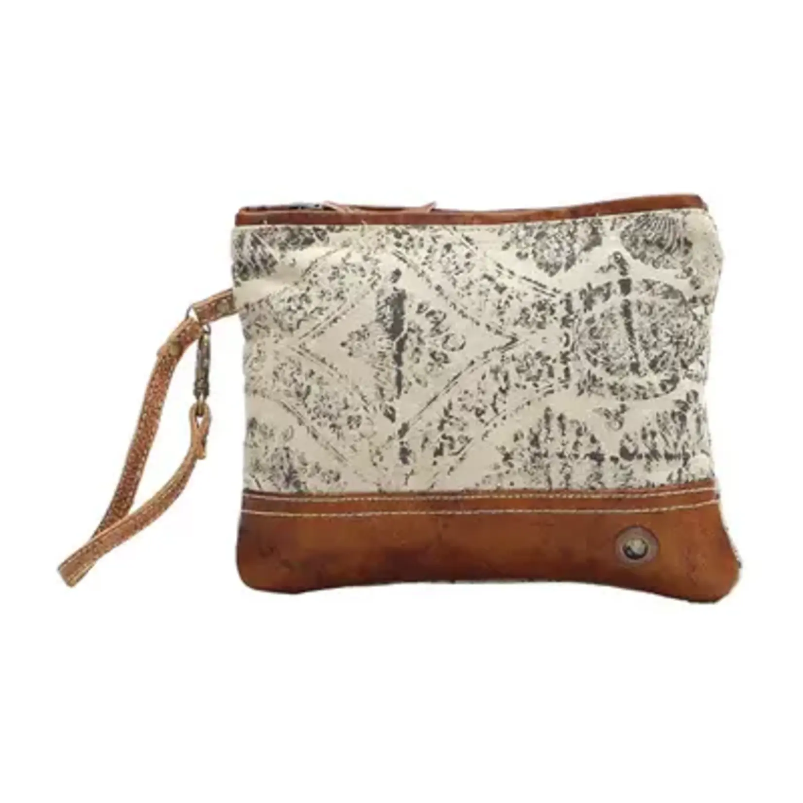 Myra Bags S-1019 Floral Print Pouch / Wristlet