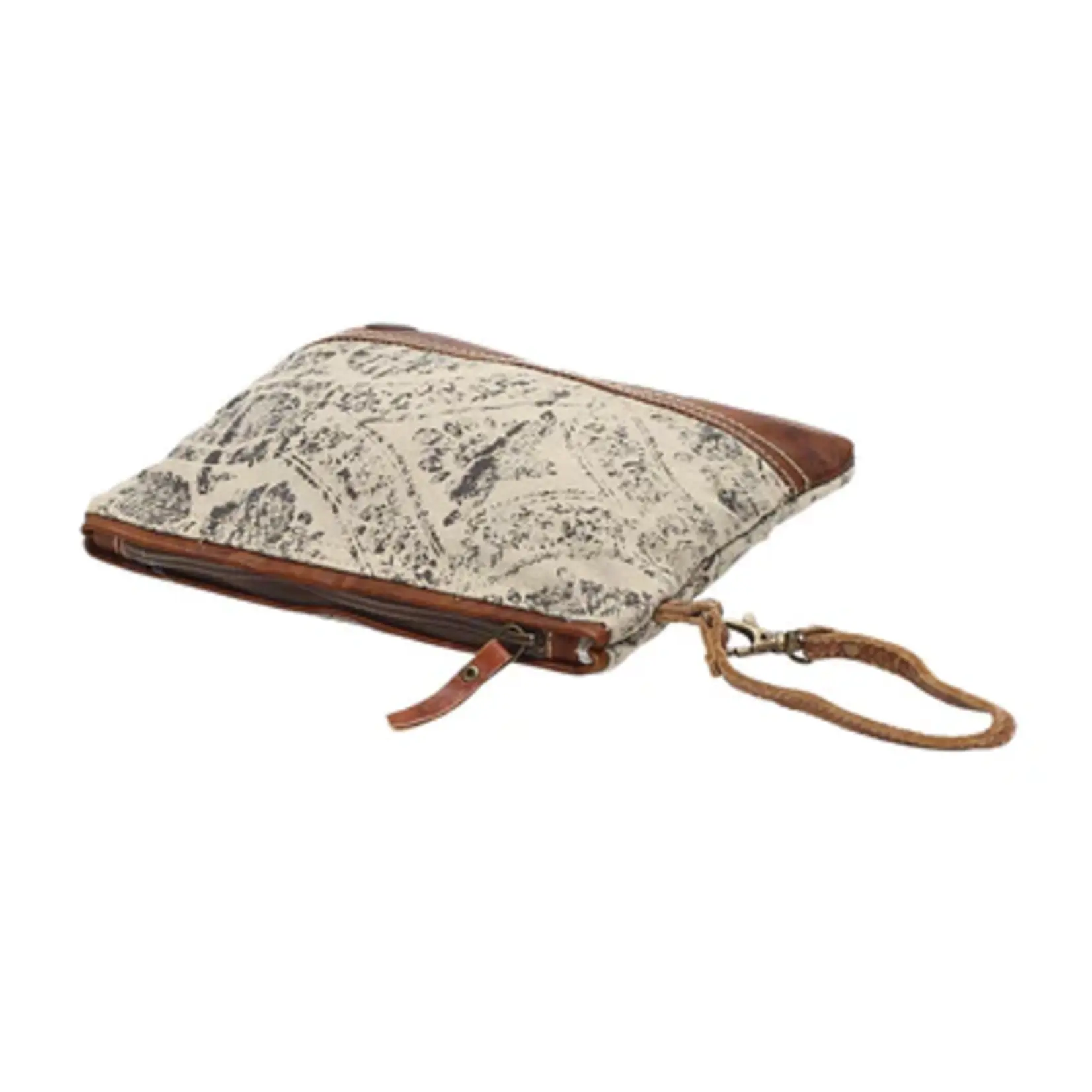 Myra Bags S-1019 Floral Print Pouch / Wristlet