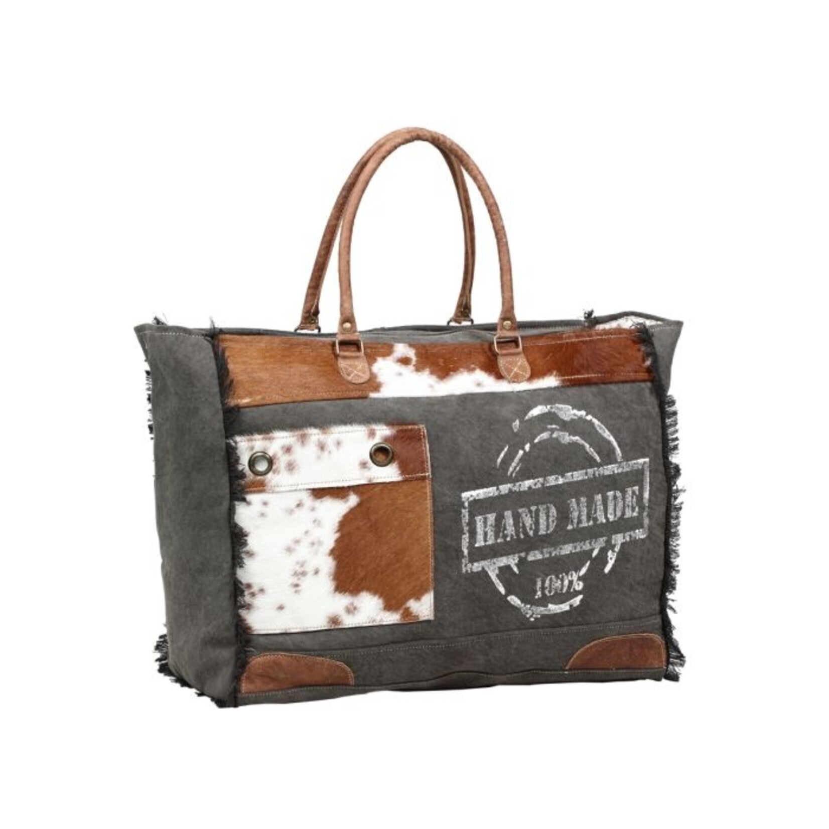 Myra Bags S-1201 Handmade Print Weekender Bag 2026