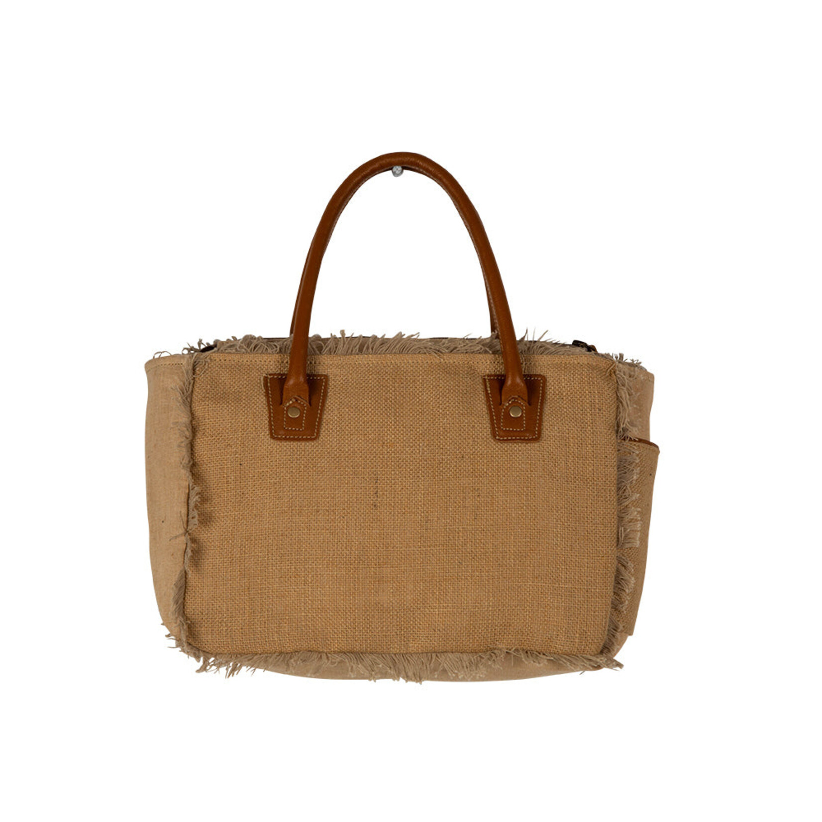 Myra Bags S-7302 Sel de Mer Frayed Trim Crossbody Bag