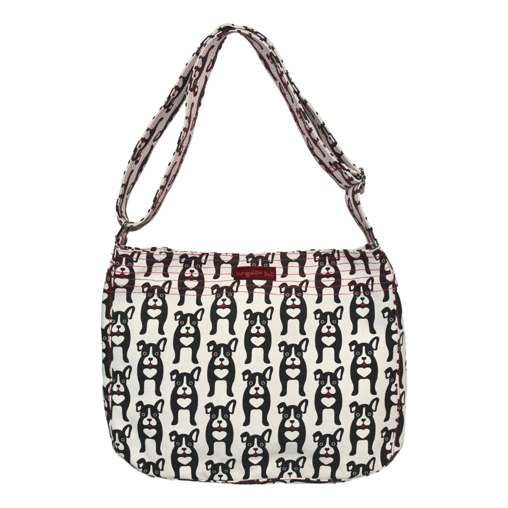 Bungalow 360 Messenger Bag - Black Dog