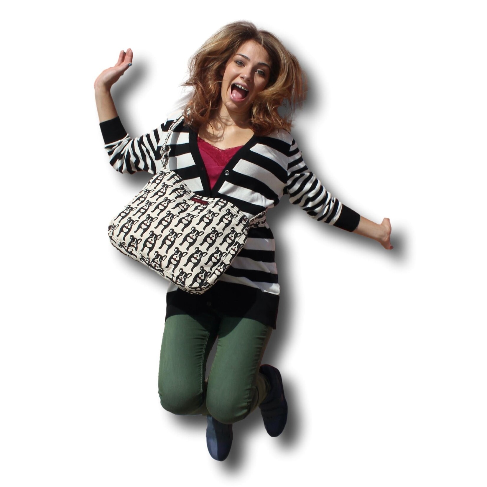 Bungalow 360 Messenger Bag - Black Dog