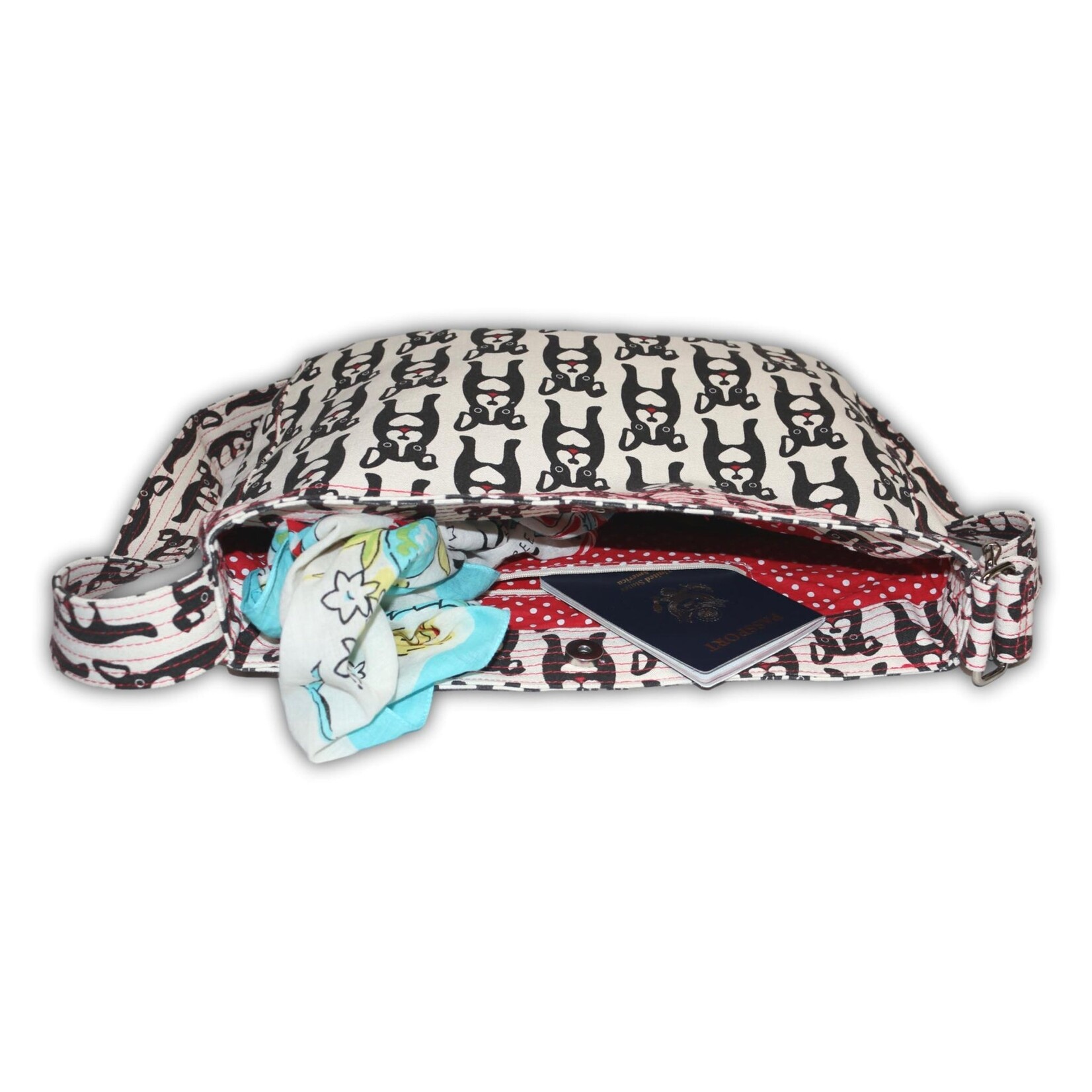 Bungalow 360 Messenger Bag - Black Dog