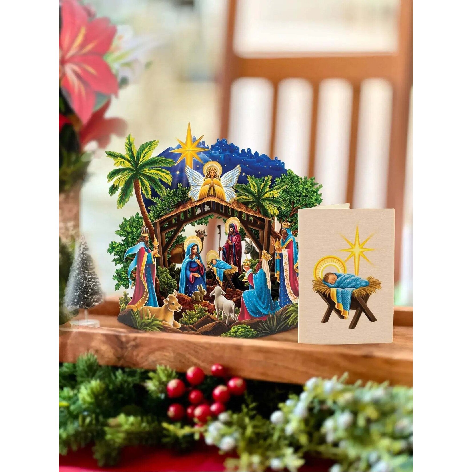FreshCut Paper Nativity Mini Pop-Up Card
