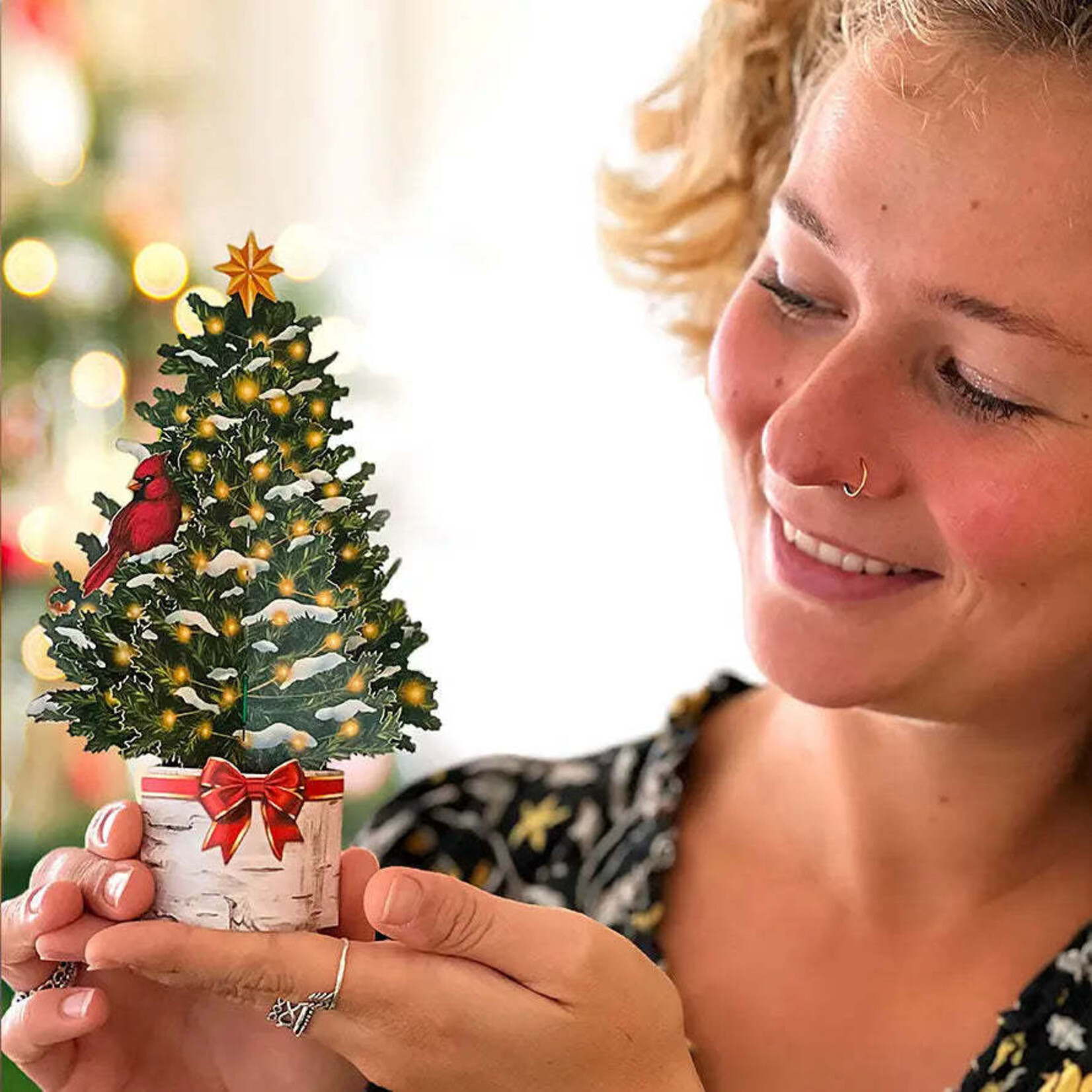 FreshCut Paper Christmas Mini Pop-Up - Mini Merry Tree